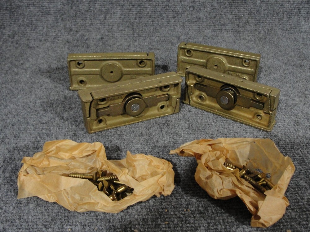 CORBIN Two Sets 1-1/4" Cast Iron Sash Or Transom Centers 3320