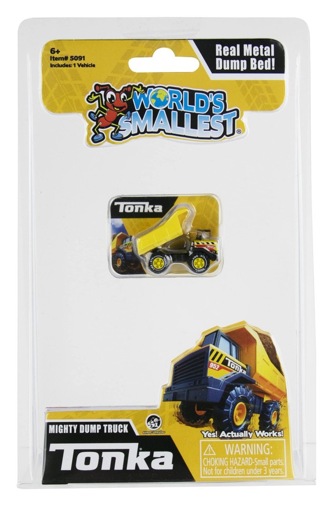 World's Smallest Tonka Dump Truck, Multicolor Miniature, Multi