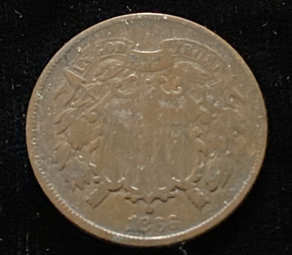 1866 Two Cent Piece 2c Type Coin