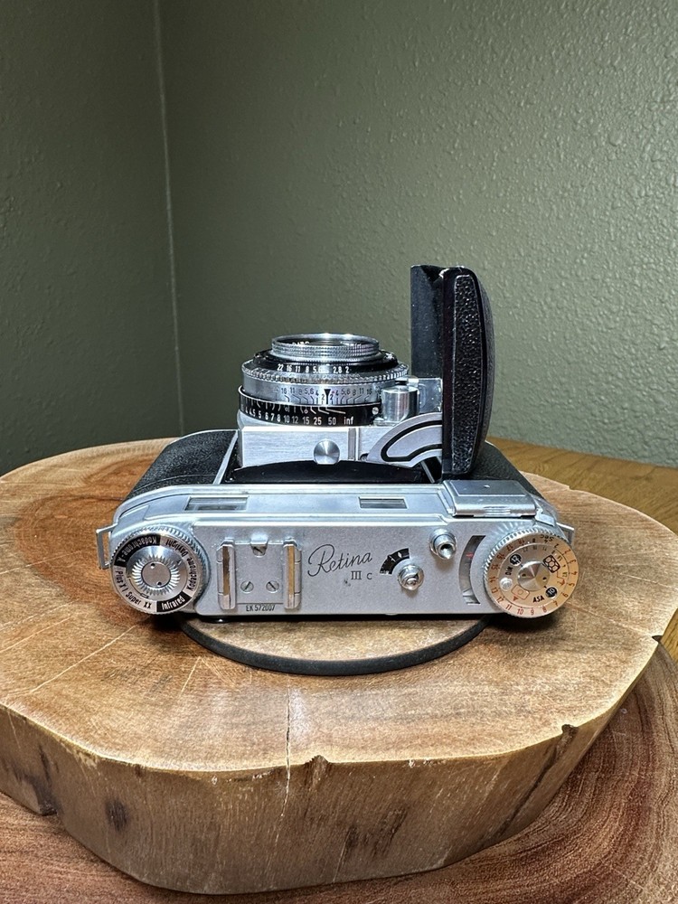 Kodak Retina IIIc Rangefinder Camera + Case + Manual