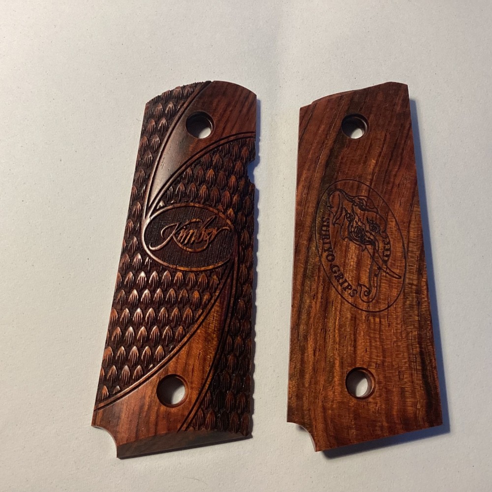 Grip for KIMBER 1911 Officer/Compact size Fish scale pattern, TH