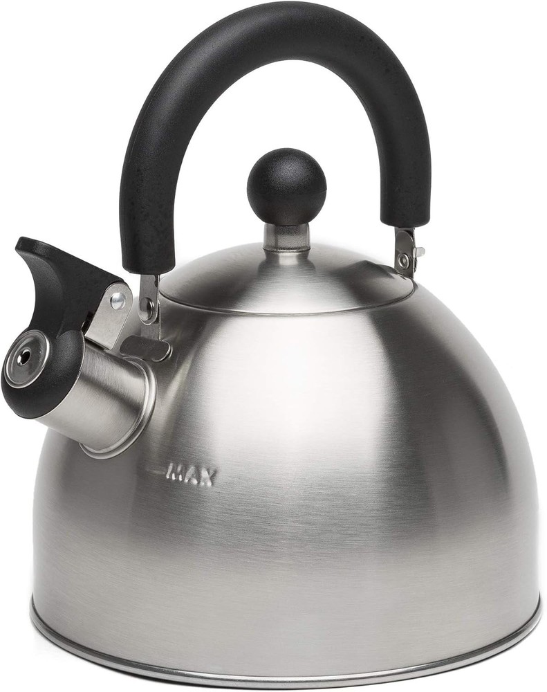 1.5-Quart Whistling Tea Kettle with Cool Touch Handle - Stewart