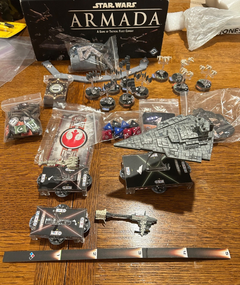 Star Wars Armada Core Set OOP FFG Games Miniatures Board Game Used