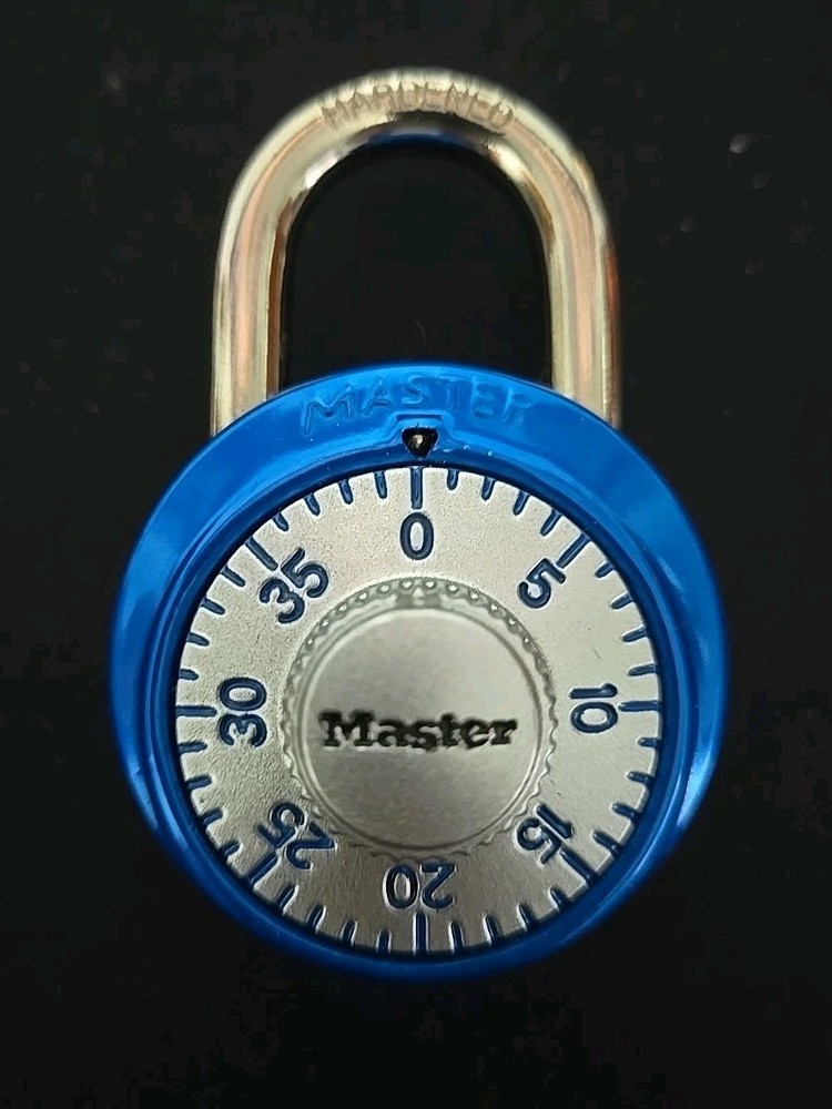 Master Combination Padlock ~ NWOP~ Blue