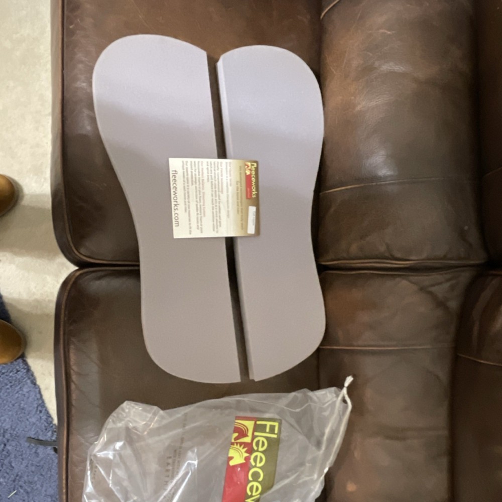 Fleeceworks FXK Gray Foam Half Pad Inserts for Equestrian Saddle