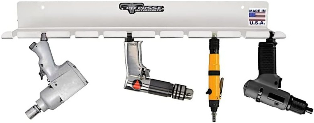 Aluminum Air Tool Storage Rack - Space-Saving Solution
