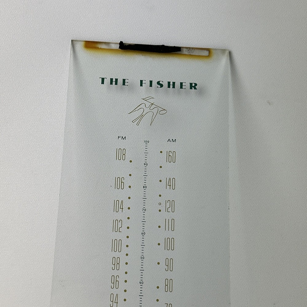 Fisher 280t Dial Glass Original Used