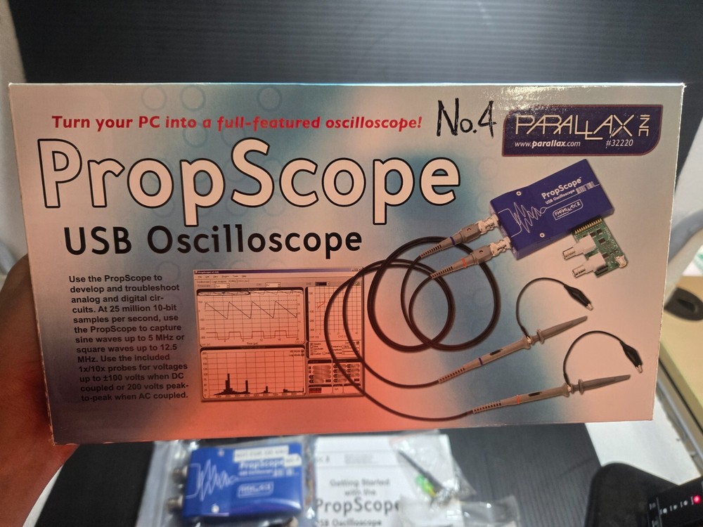 Parallax USB Oscilloscope #32220 **LOT C** (PC)
