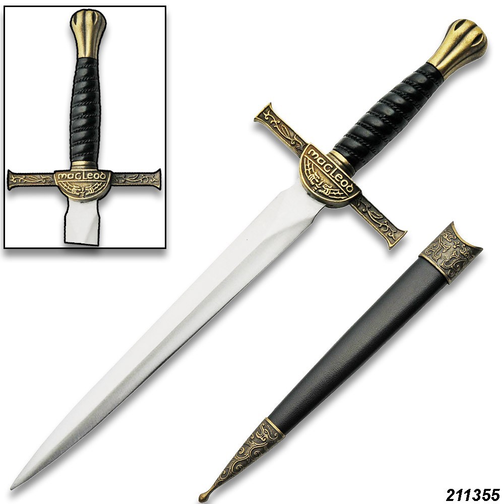 Macleod Dagger - Medieval Style Dagger with Sheath