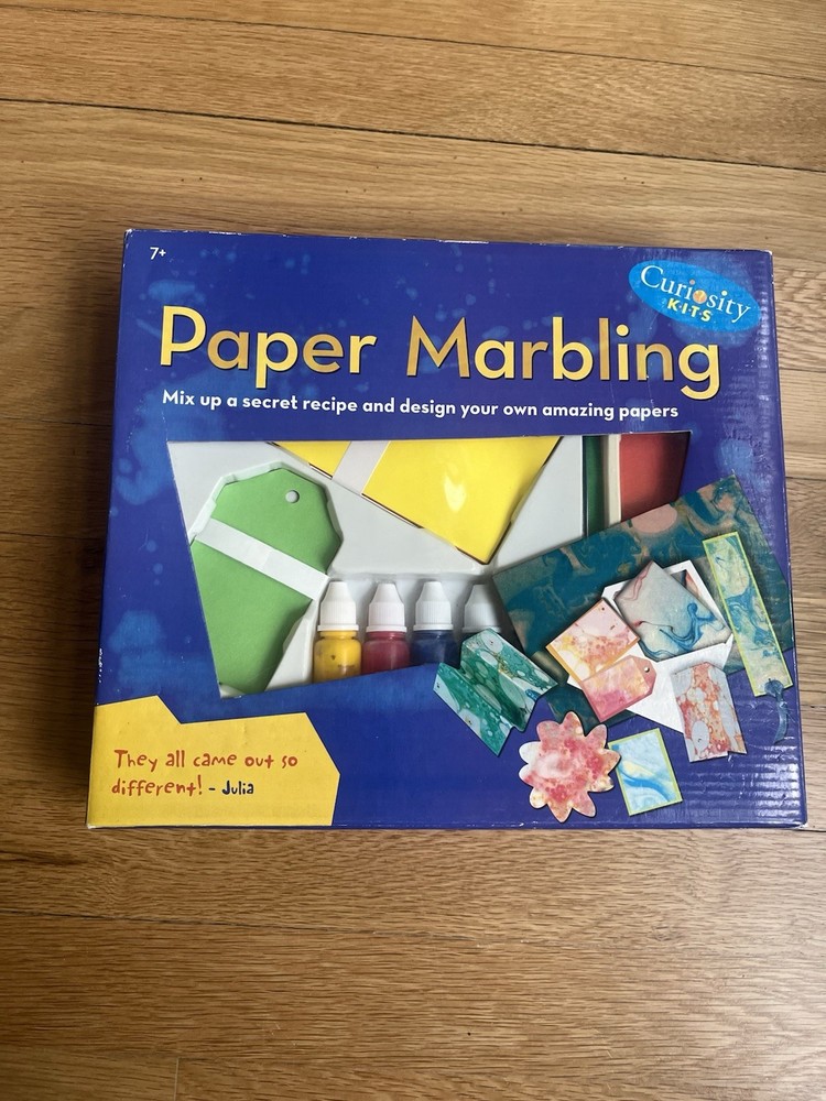 Curiosity Kits Paper Marbling - NEW