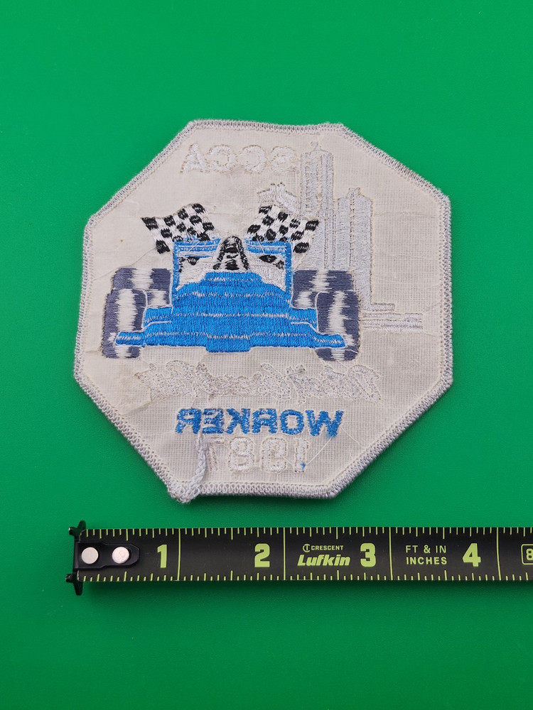 SCCA Detroit Grand Prix Worker 1987 Patch