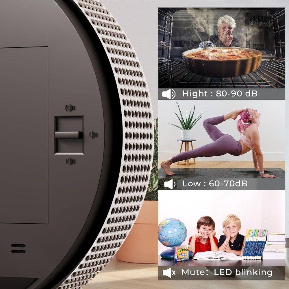 Digital Kitchen Timer Magnetic - Large LED Visual Countdown for Cooking Lab