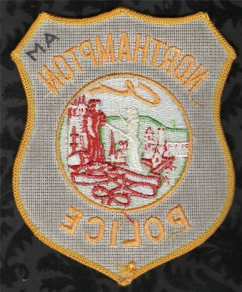 👀😍😂👌 Northampton Massachusetts Police Shoulder Patch