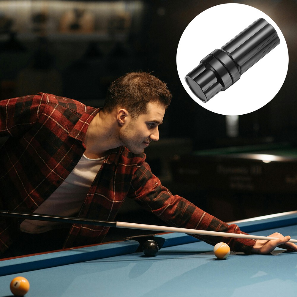 2 Pcs Pool Cue Joint Protector 5/16x18, Billiard Cue Joint Thread Cap, Black