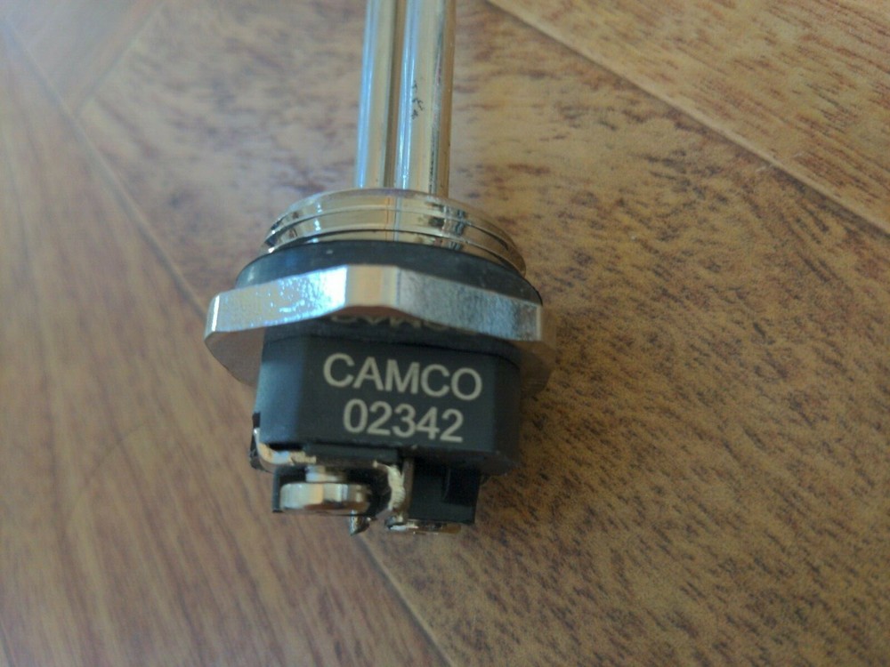 Camco 02342/02343 4500W 240V Screw-In Water Heater Element - High Watt Density