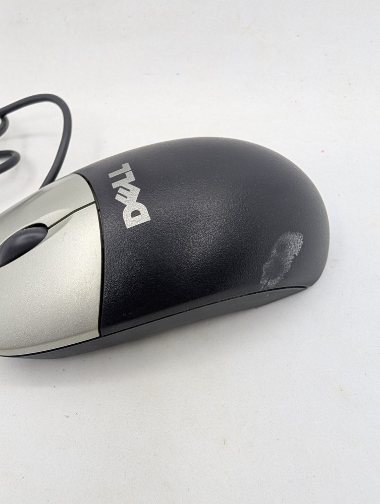 Vintage Dell Mouse MO56UO USB Grey black READ