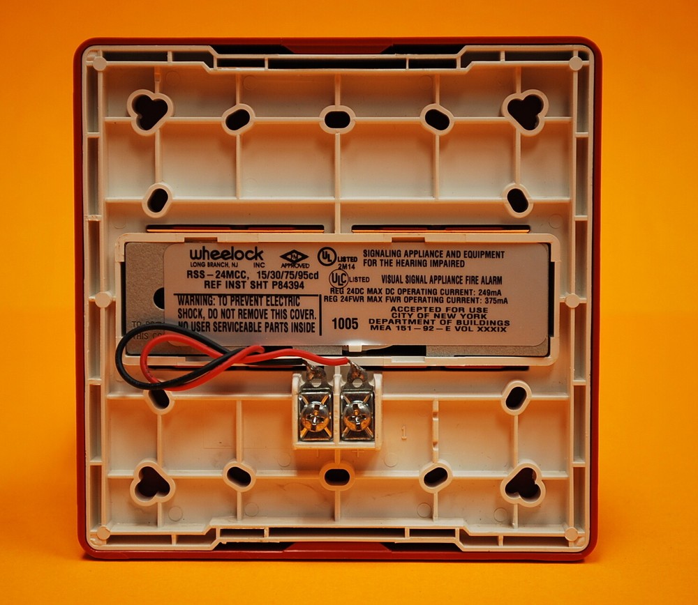 Wheelock RSS-24MCC Alarm in Red