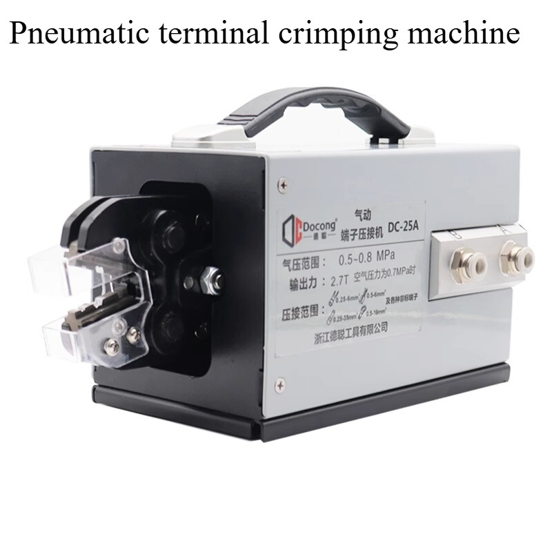 Pneumatic Terminal Wire Crimper Tools Cold Pressing Automatic Crimping Pliers