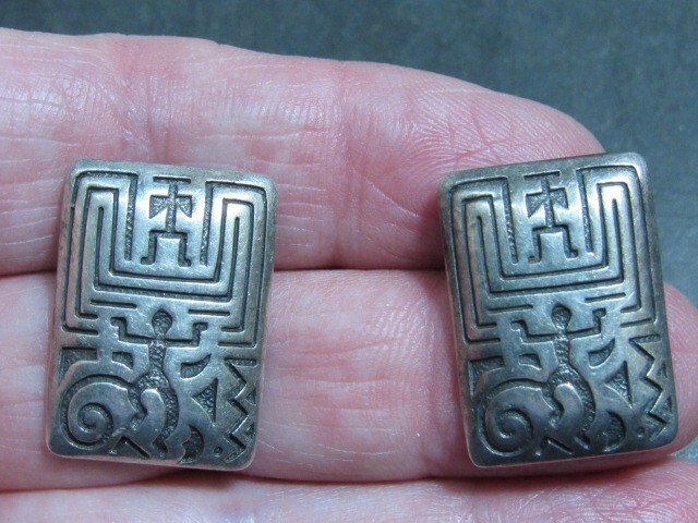 southwestern sterling earrings