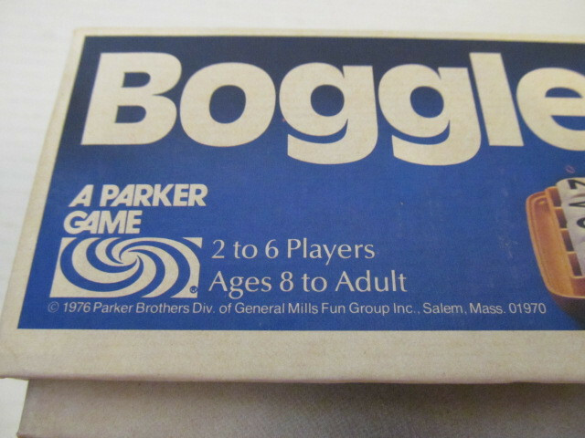 Parker Brothers Boggle Word Game 1976, Complete