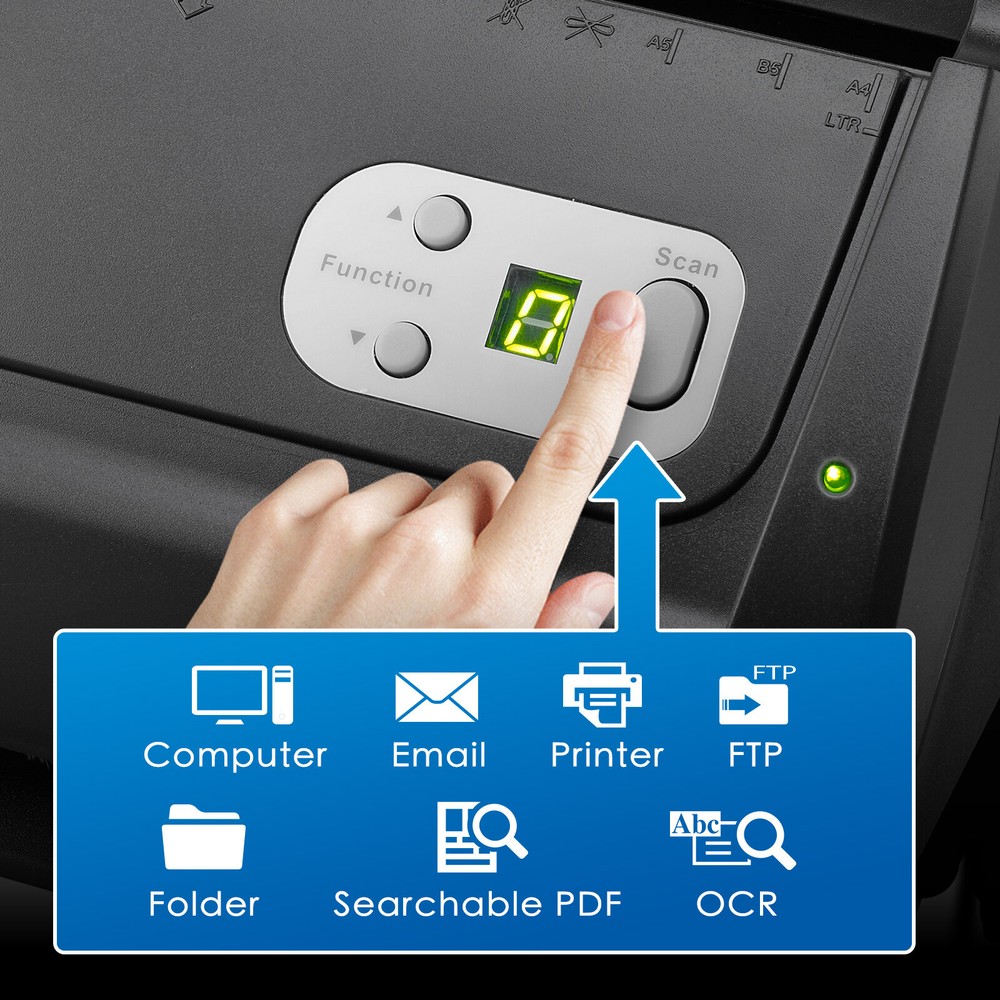 Plustek PS286 Plus Document Scanner Support TWAIN, Windows 7/8/10/11, Mac ~14.x