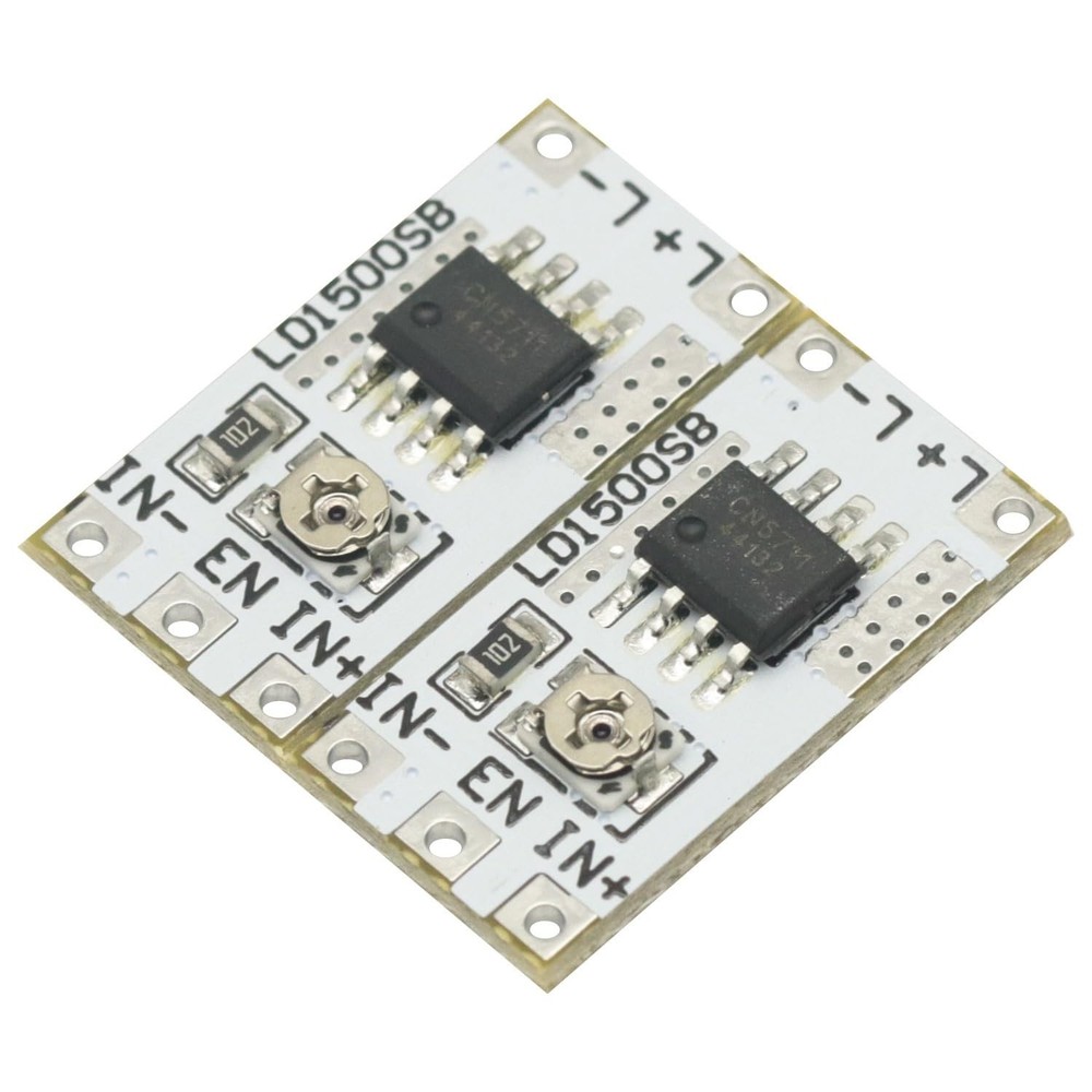 2 PCS Constant Current LED Driver Module DC 3-6V 28-1500mA Adjustable Output