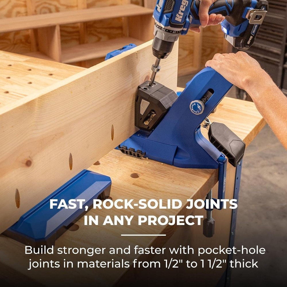 Pocket-Hole Jig 720PRO - Easy Clamping & Adjusting