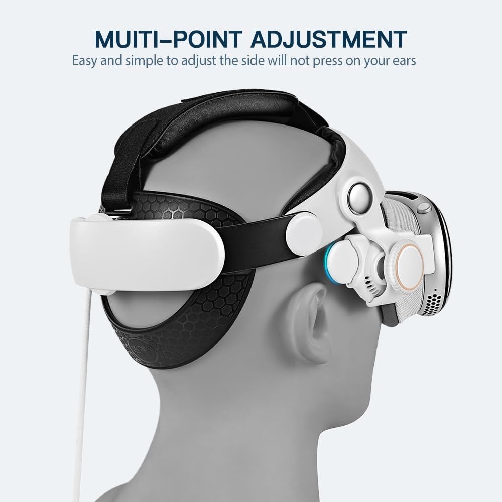 Comfortable Halo Head Strap for Apple Vision Pro - VP1 Replacement Accessory