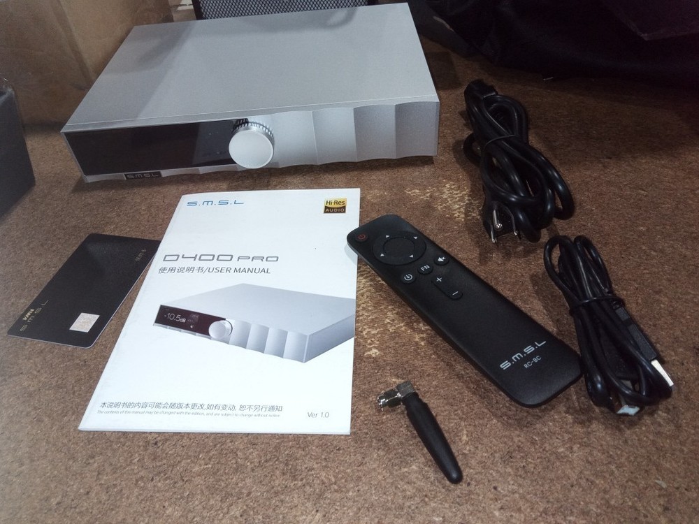 SMSL D400 PRO MQA AK4191+AK4499EX XMOS HiFi Audio Decoder US