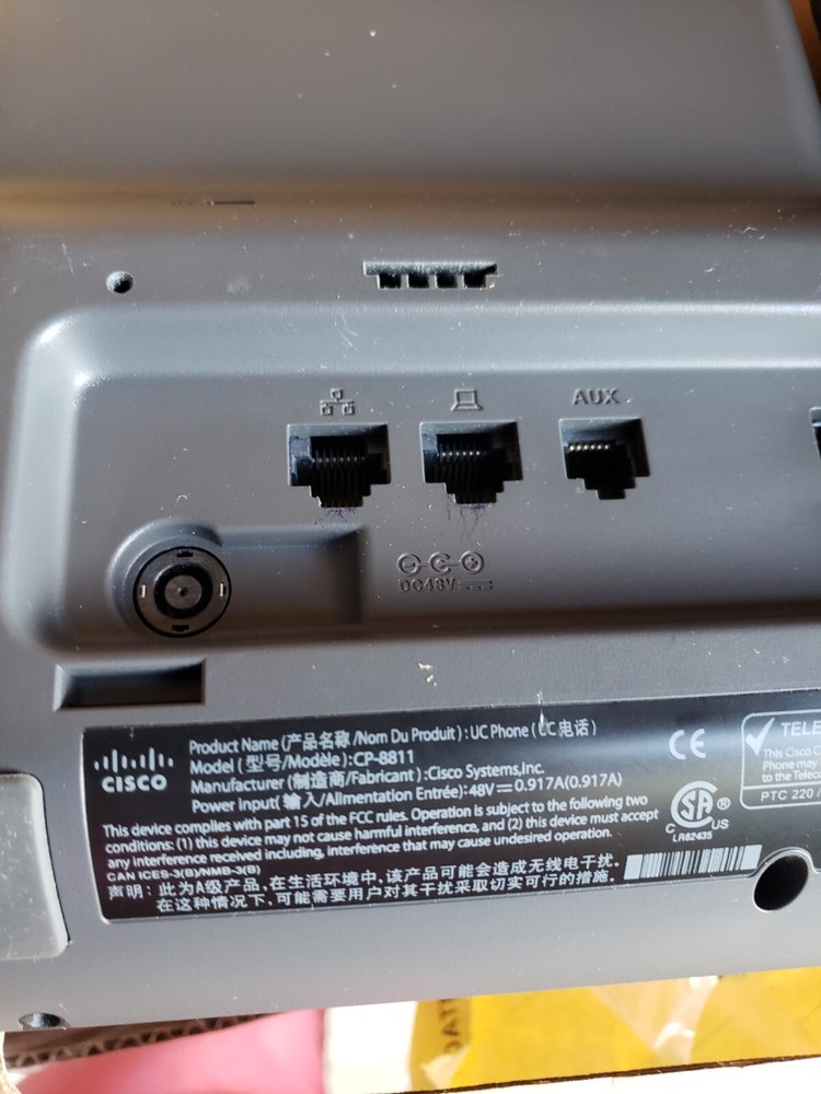 CISCO UC PHONE MODEL : CP - 8811