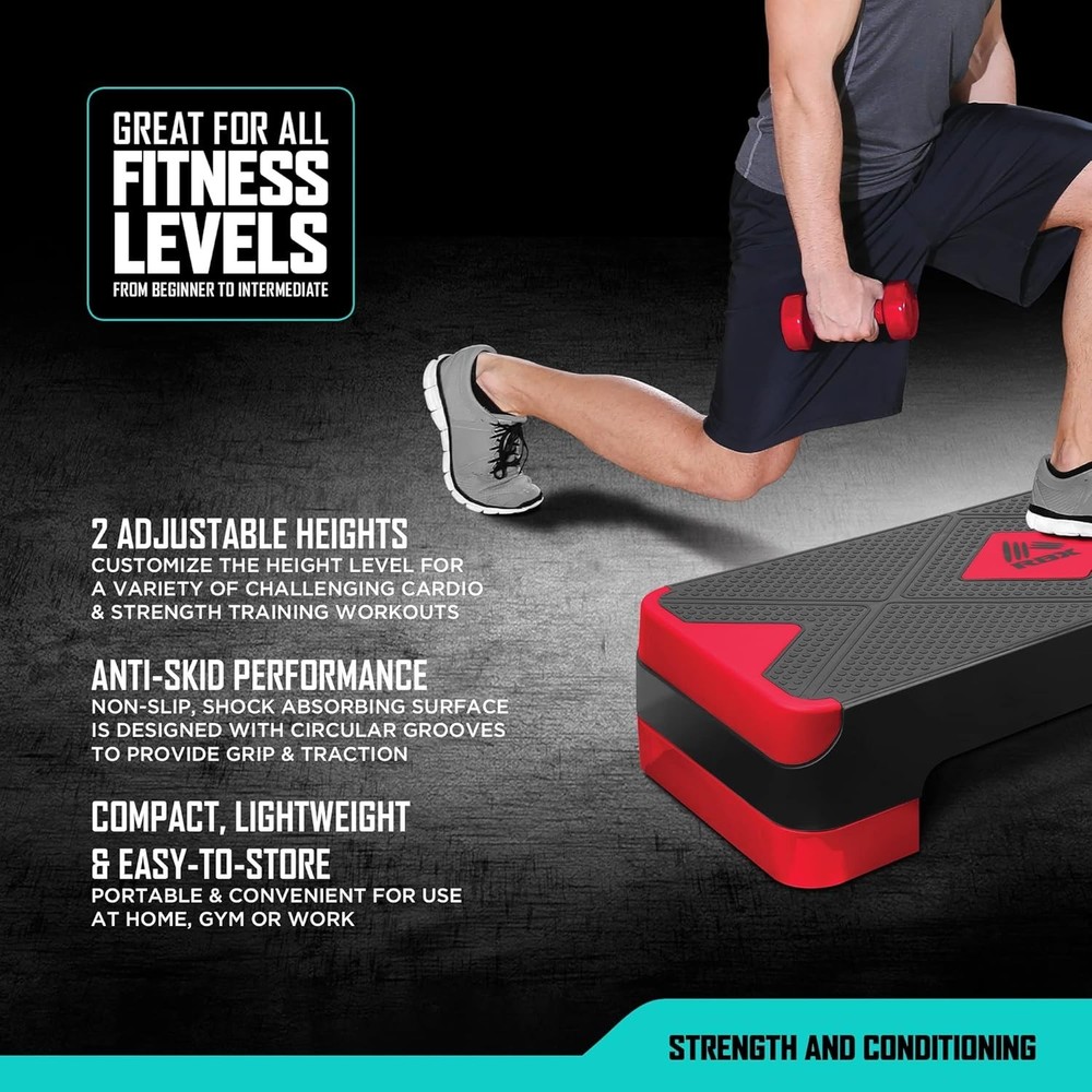 RBX Fitness Step Multi Level Platform