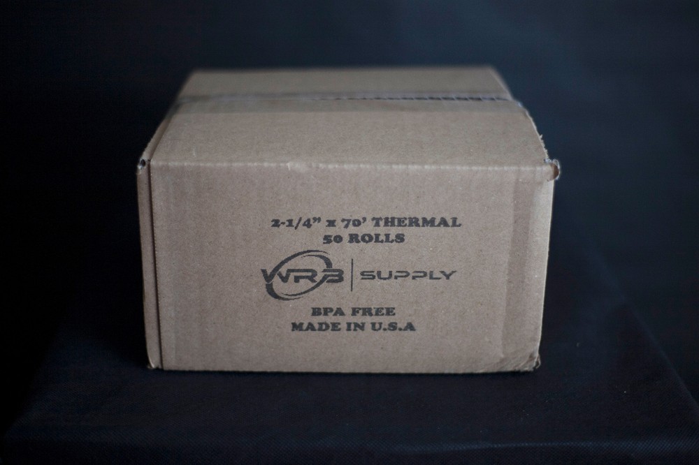 (50 Rolls) First Data FD400 Thermal Paper (2 1/4" x 70")