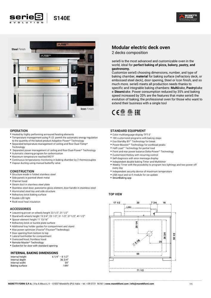 Moretti Forni S140e_3 (Stand Model)
