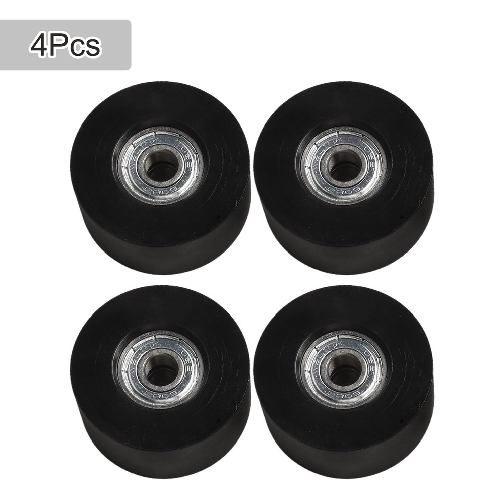 Smooth Rolling Replacement Wheels for Rowing Machine Seats Package of Four