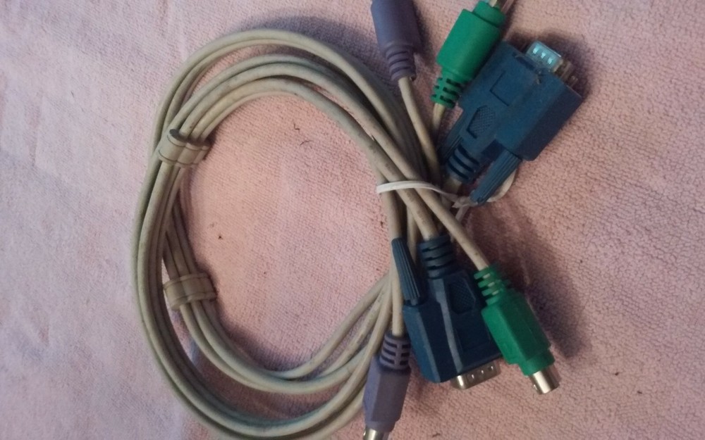 8FT KVM Switch PS2 mouse/kb VGA Cable