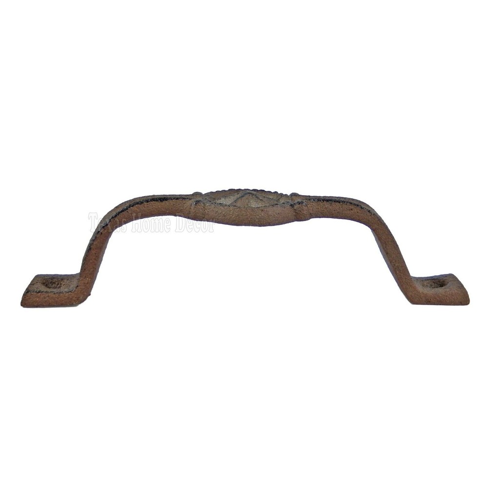 2 Star Handles Cast Iron Antique Style Rustic Barn Gate Drawer Pull Shed Door
