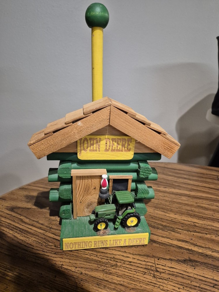 john deere  paper towel holder
