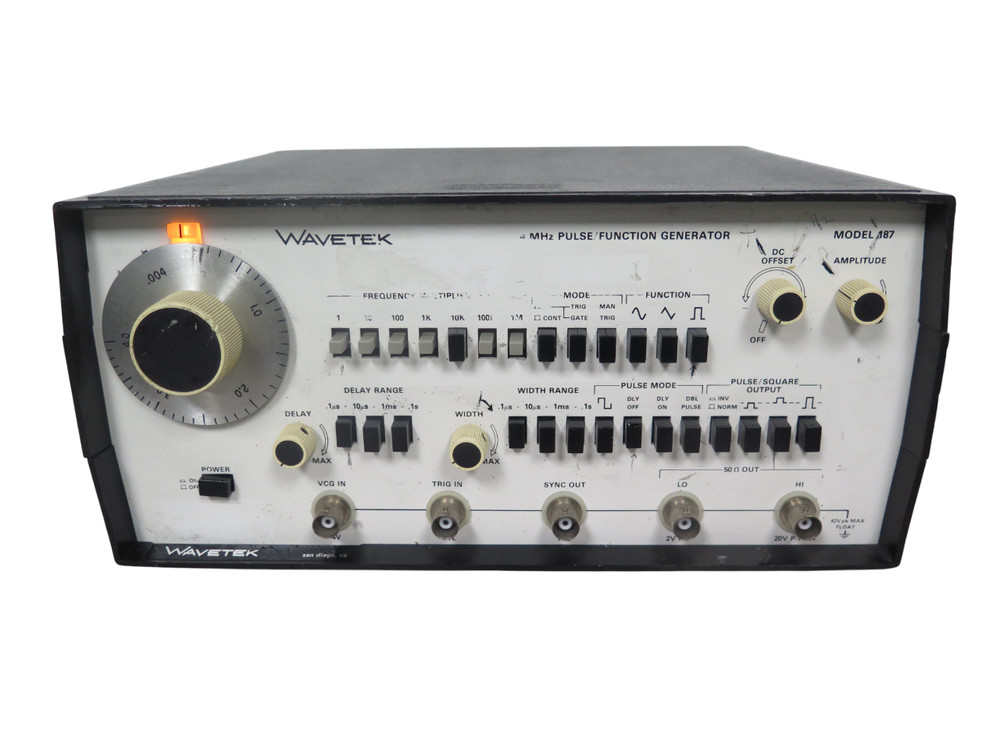 Wavetek 187 Puls Function Generator 4MHz - Free Shipping