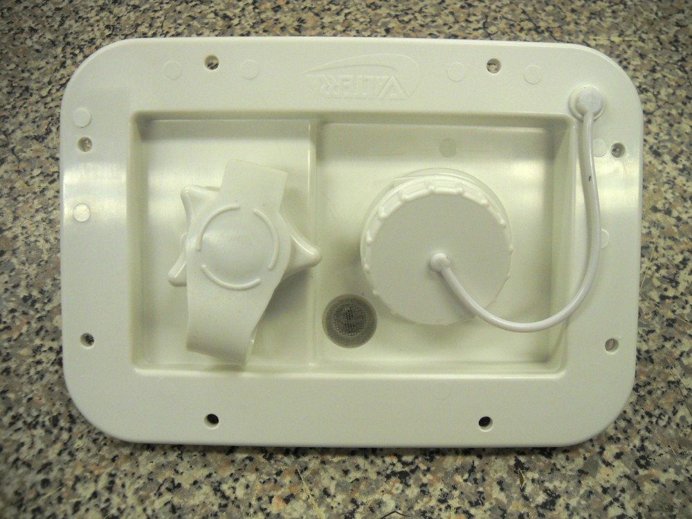 Valterra White Gravity City Water Inlet Hatch Camper Rv Trailer
