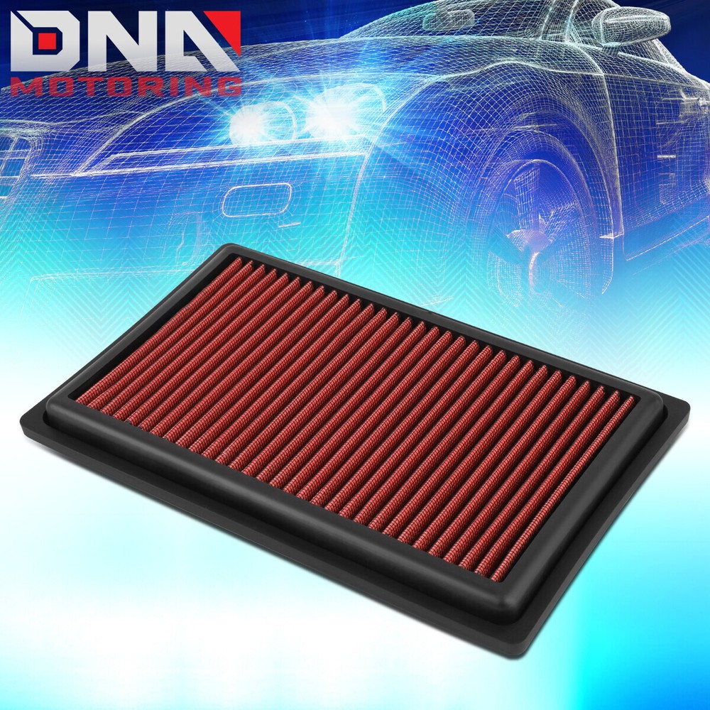 FOR 2015-2019 C300/C350E/E300/GLC RED HIGH FLOW ENGINE DROP-IN AIR FILTER PANEL