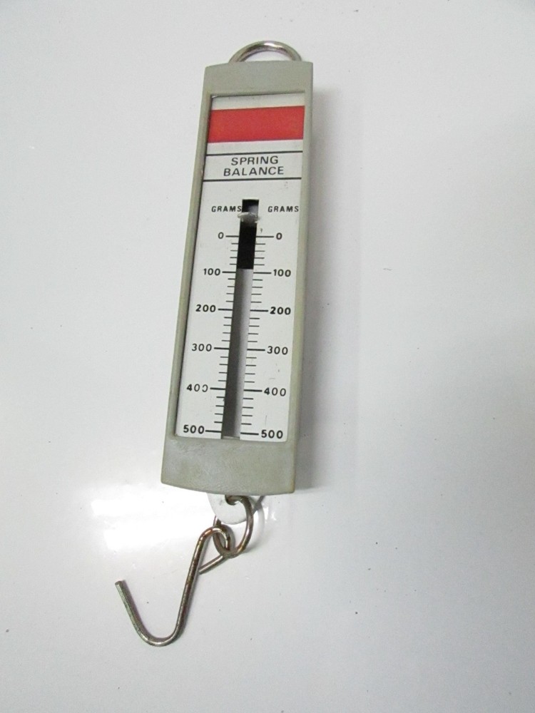 Preowned Spring Balance SCALE 500 grams Grey Scale Force Meter