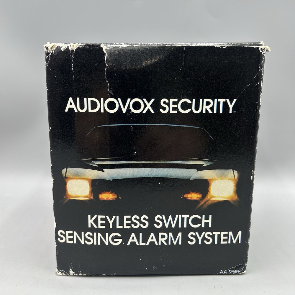 Audiovox AA-9110 Vehicle Keyless Switch Sensing Alarm System
