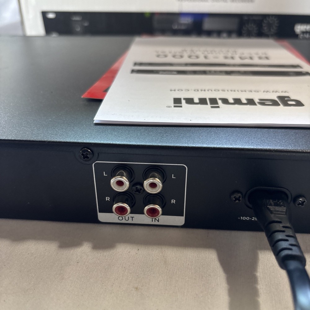 Gemini RMR-1000 Professional Rackmount Digital Recorder Complete In Box Working