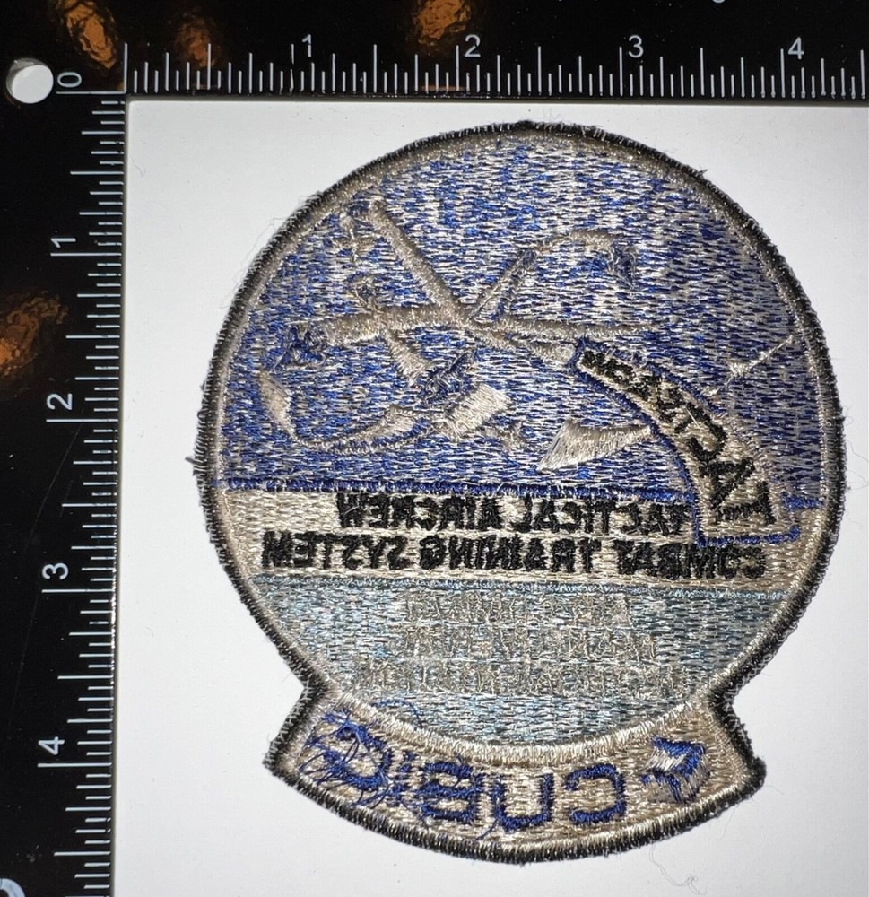 USAF US Air Force Tactical Aircrew Combat Training System CUBIC Patch