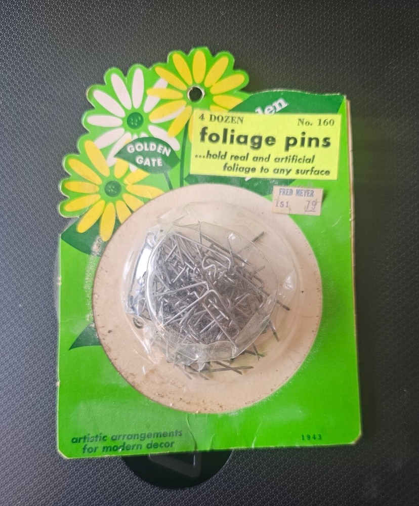 NWT Vintage Golden Gate Foliage Pins