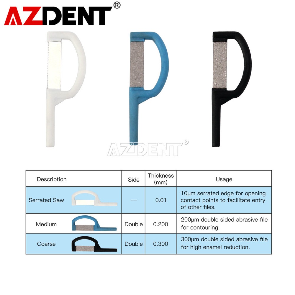 Dental Orthodontic Interproximal Enamel Reduction IPR Automatic Strips