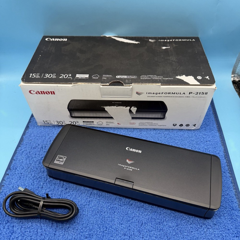 Canon imageFORMULA P-215II Mobile Document Scanner