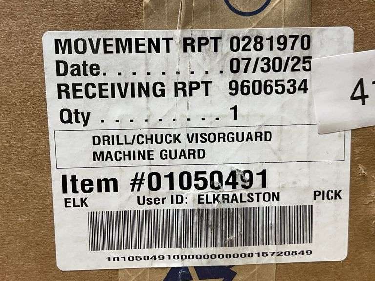 Flexbar 6" x 6" Lexan Drill Press Guard EZ mount, adjustible