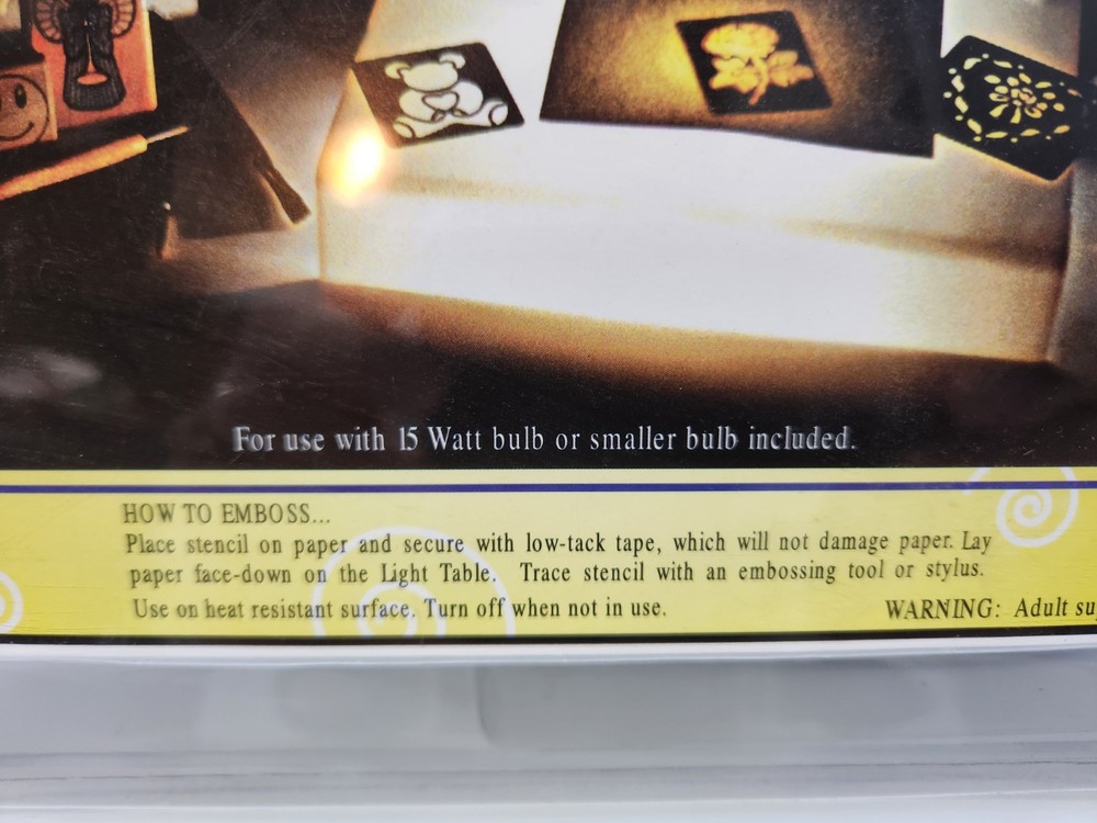 Embossing Stencils, Tool & Light Table Unopened