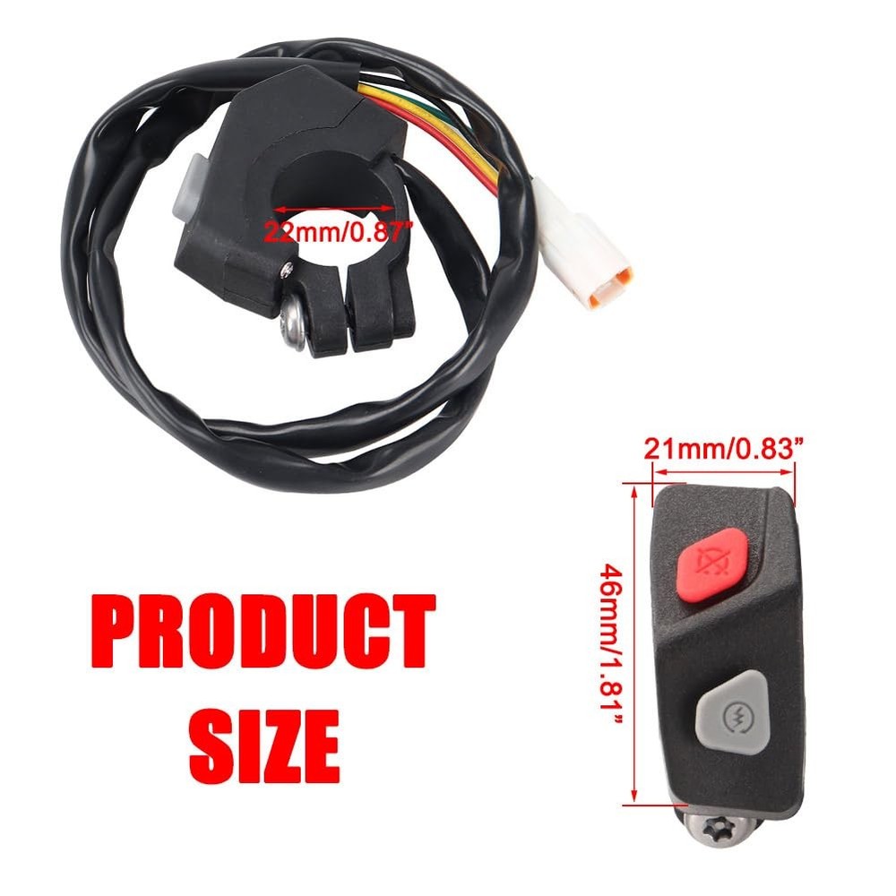 2 Buttom Start Switch Engine Stop Button Kill Switch for KTM EXC EXC 2 Function